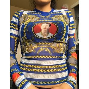 Frida Kahlo mesh shirt💙